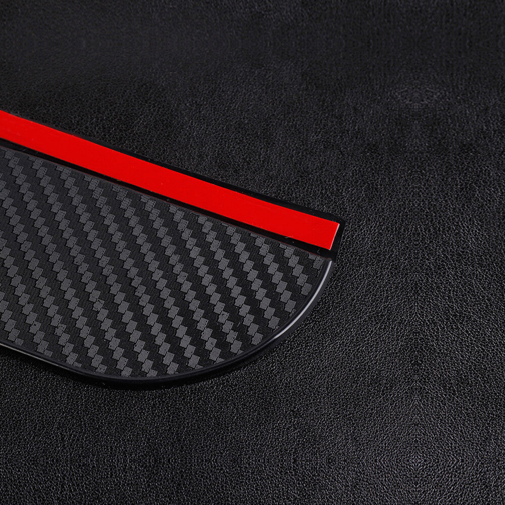 2Pcs Carbon Fiber Rear View Mirror Rain Eyebrow Visor Guard Exterior Accessories