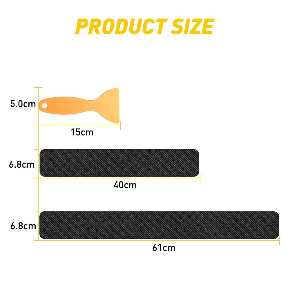 4&Accessories Carbon Fiber Car Scuff Plate Door Sill 4D Sticker Protector 2021