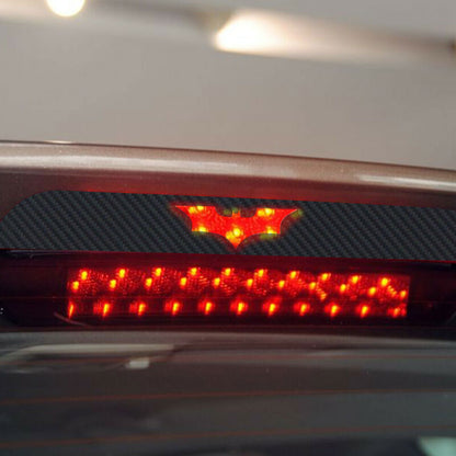 3Pcs/Set Batman 3D Car Sticker Brake Tail Light Decal Carbon Fiber Accessories