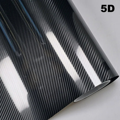 Carbon Fiber Car Body Vinyl Wrap Matte Accessories Glossy Black Sticker 3D 4D 5D 6D Auto Foil Cover Motorcycle Decoration Film