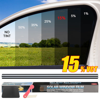 20" X 10FT/20FT Car Window Tint Film Roll - 5-50% VLT for Car, Home & Office USA